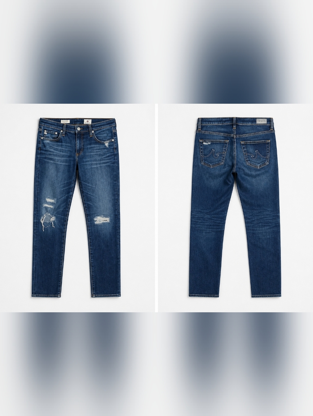 Ag Adriano Goldschmied The Legging Ankle Super Skinny Distressed Jeans, Size 29R